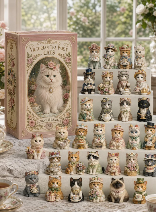 Holiday calendar blind box for cat lovers